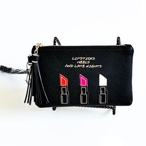 “Lipsticks Heels Late Nights” Shimmer/Sparkled Darling Versatile Bag